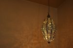Photo Modern style metal mesh chandelier