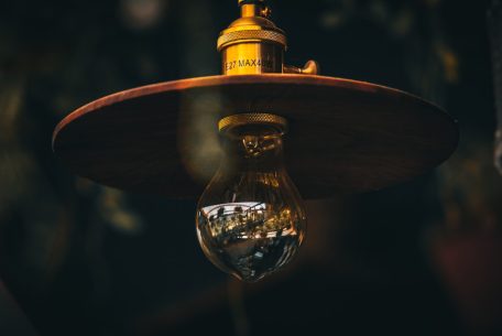 Photo glass globe pendant lamp